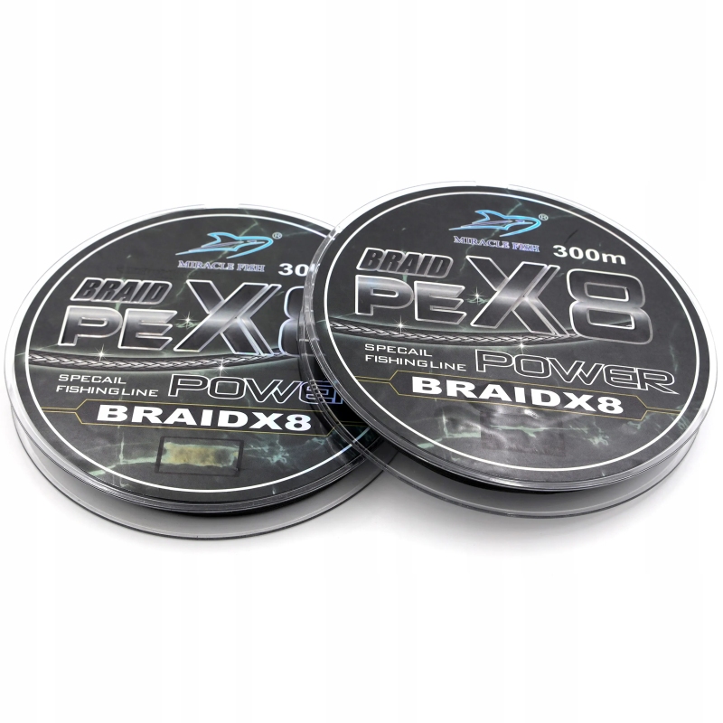 Plecionka Wędkarska BRAID PE x8 splotów MOCNA 300m 0,25 42,4kg