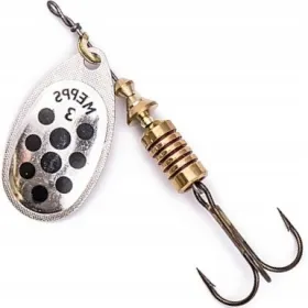 Błystka Blaszka Mepps AGLIA DECOREES Srebrna Czarne Kropki 3/6,5g