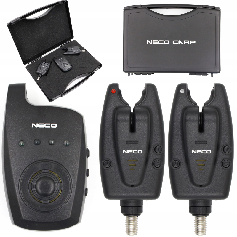 Zestaw sygnalizatorów brań z centralka Neco DX-Pro 102 2+1