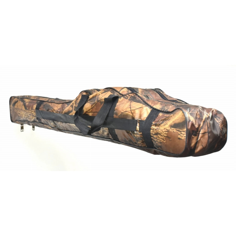Pokrowiec wędkarski 2 komory camo 115cm