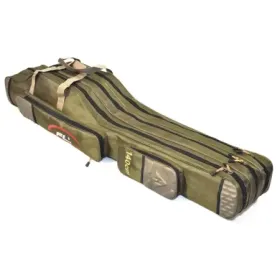 Pokrowiec wędkarski 3 komory usztywniany 150cm olive