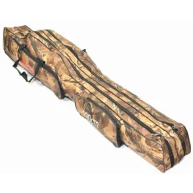 Pokrowiec wędkarski 2 komory camo 130cm