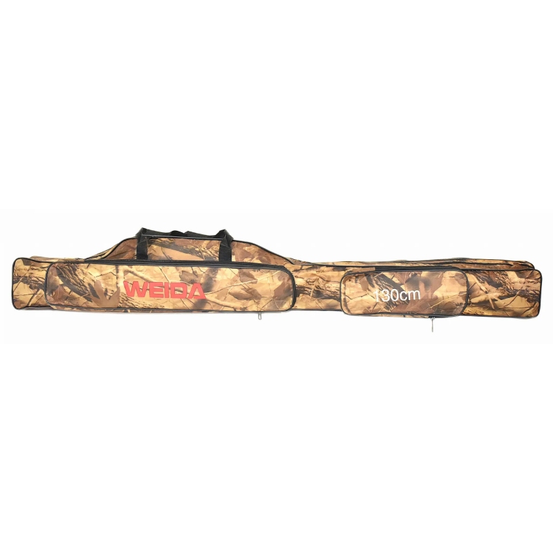 Pokrowiec wędkarski 2 komory camo 130cm
