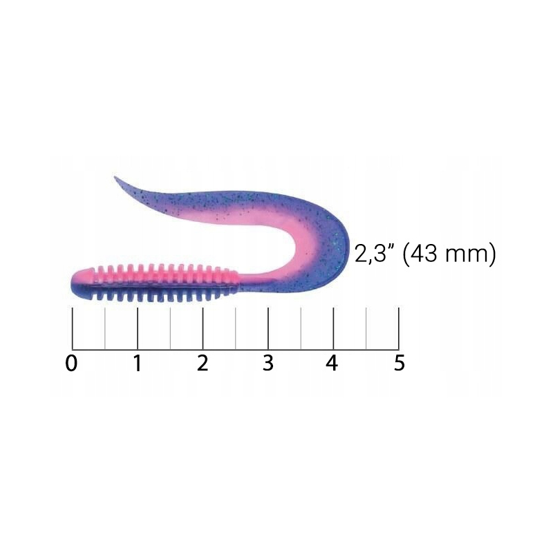 PRZYNĘTA GUMA SELECT KOPYTO TWISTER FREEK 4,5CM KOLOR 888 OP 8SZT