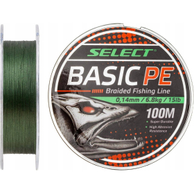 Plecionka Select Basic Pe X4 150m Ciemnozielony 0.08mm 4kg