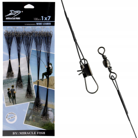 STALOWE PRZYPONY STALKI NA SZCZUPAKA 100 SZT CZARNE