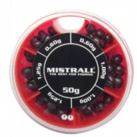 Mistrall śruciny ołowiane grube 70g