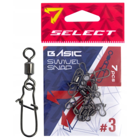 Select agrafka z krętlikiem basic swivel snap 4 8szt/opak