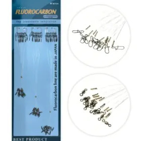 Zestaw przypon fluorocarbon 30szt.