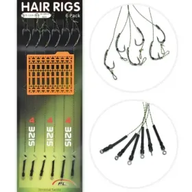 Przypony karpiowe plecionka z włosem hak 4 duży