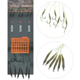 Przypony karpiowe plecionka z włosem hak 2