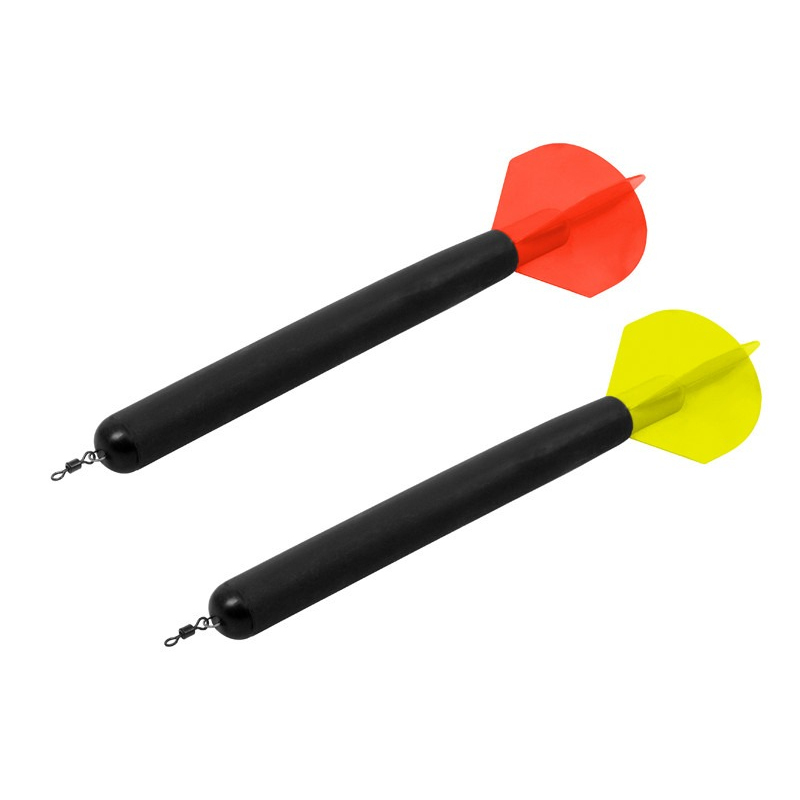 Delphin Pointmarker czerwony + fluo żółty 2szt.