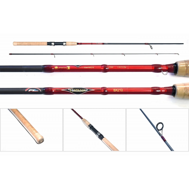 WĘDKA FL CATANA CARBON SPINNING C.W. 210cm 10-40g
