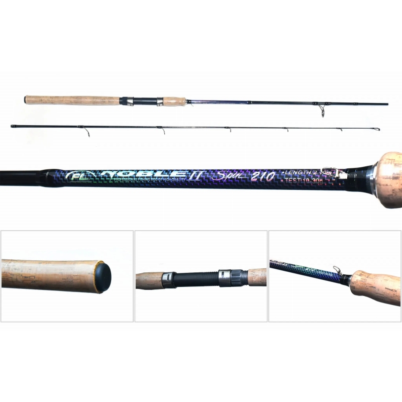 WĘDKA FL NOBLE II CARBON SPINNING C.W. 240cm 10-30g