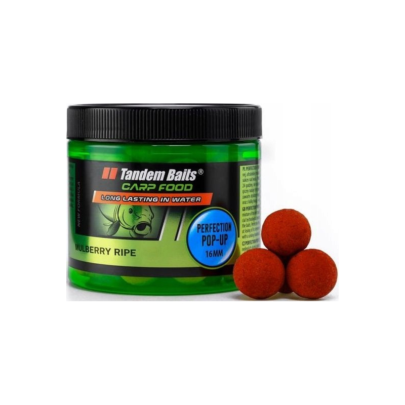 Kulki proteinowe pływające Pop-Up dojrzała morwa 16mm