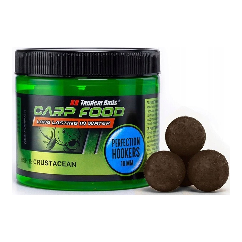 Kulki proteinowe haczykowe Hookers ryba & skorupiak 18mm