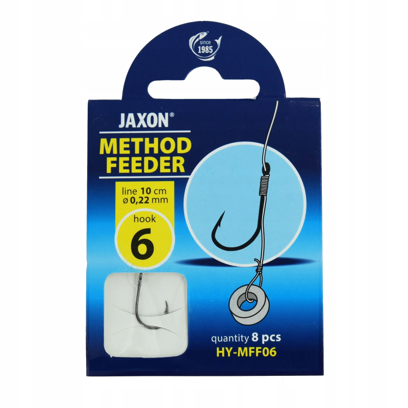 Przypon Jaxon Method Feeder MFF rozm. 6 0,22mm 10cm 8szt