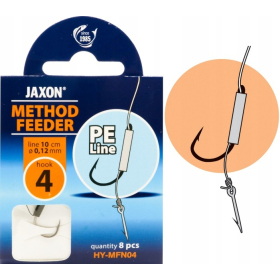 Przypon Jaxon Method Feeder MFN rozm. 10 0,12mm 10cm 8szt