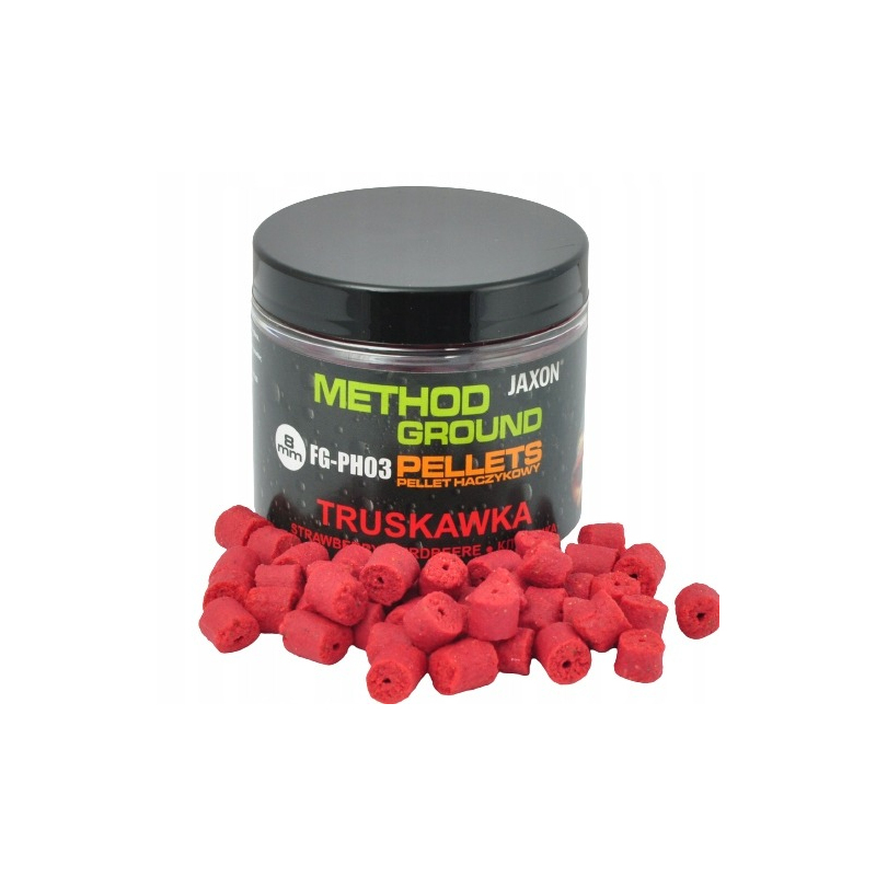 Pellets Haczykowy Method Ground Jaxon 8mm Truskawka