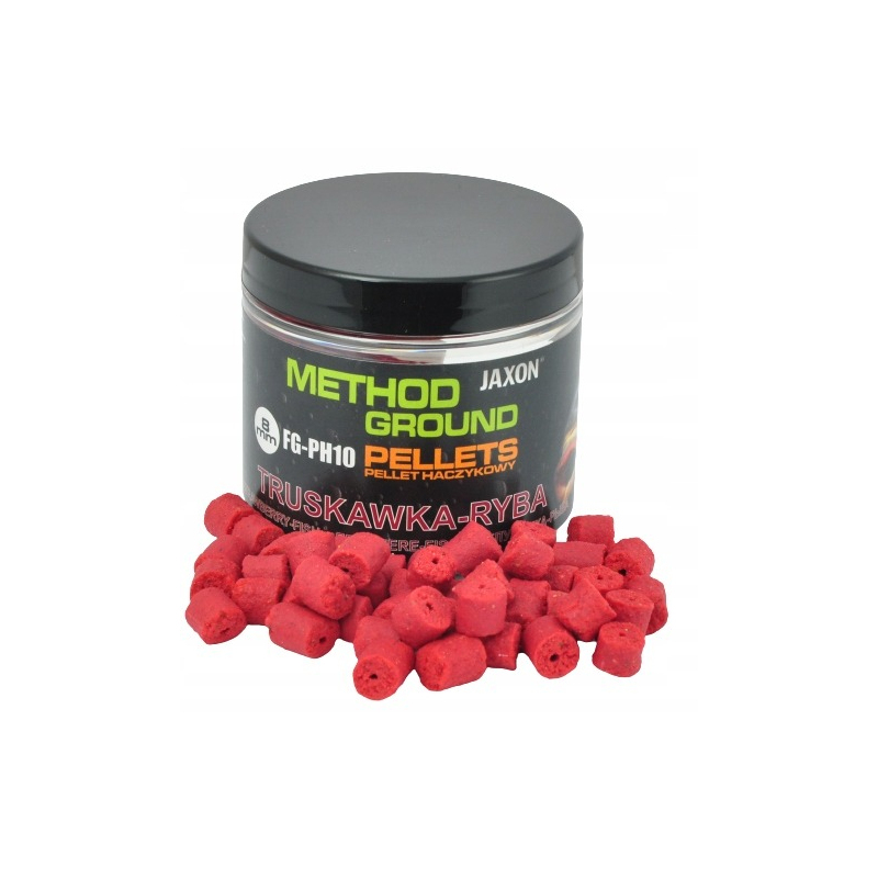 Pellets Haczykowy Method Ground Jaxon 8mm Truskawka-ryba