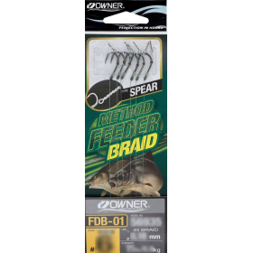 Przypon Owner FDB-01 Method Feeder rozm. 14 0,12mm 10cm 6szt