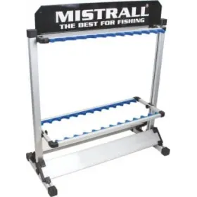 Mistrall stojak na wędki duraluminium 22 wędki