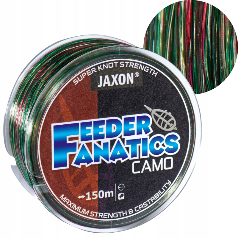 Żyłka Jaxon feeder fanatics camo 0,18mm 150m 7kg