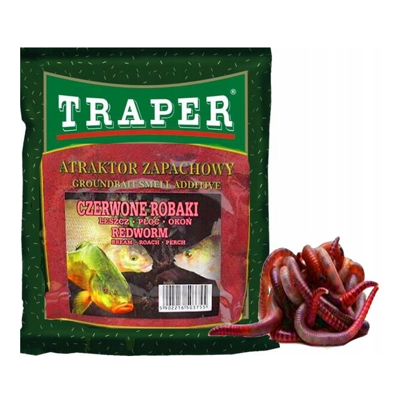 Atraktor Traper 250g czerwone robaki