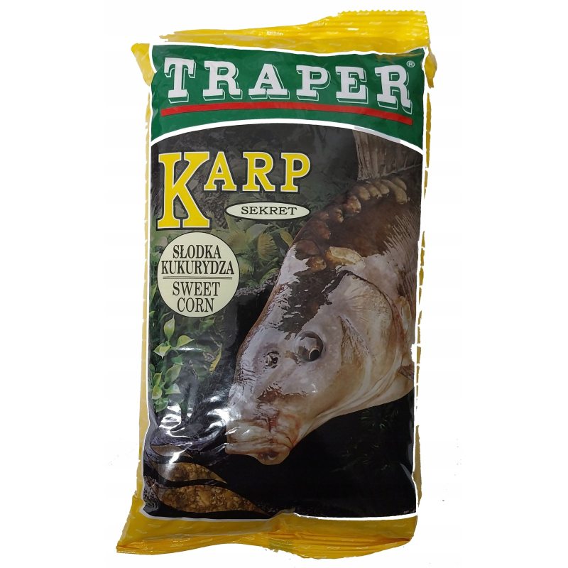 Zanęta Traper sekret karp 1kg słodka kukurydza
