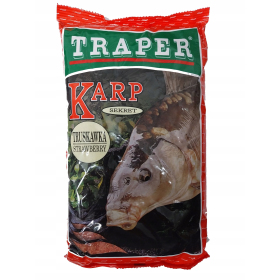 Zanęta Traper sekret karp 1kg truskawka