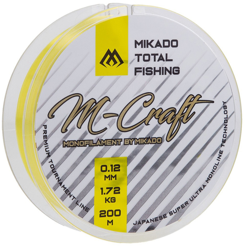 Żyłka Mikado m-craft 0,12mm 200m fluo yellow