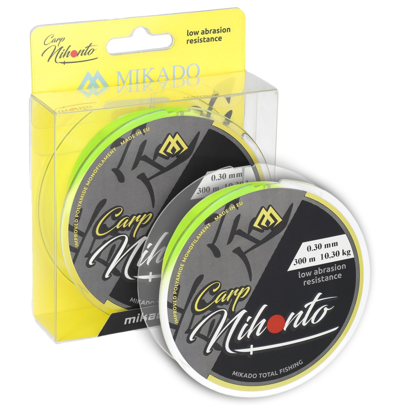 Żyłka Mikado nihonto carp 0,30mm 300m fluo żółta