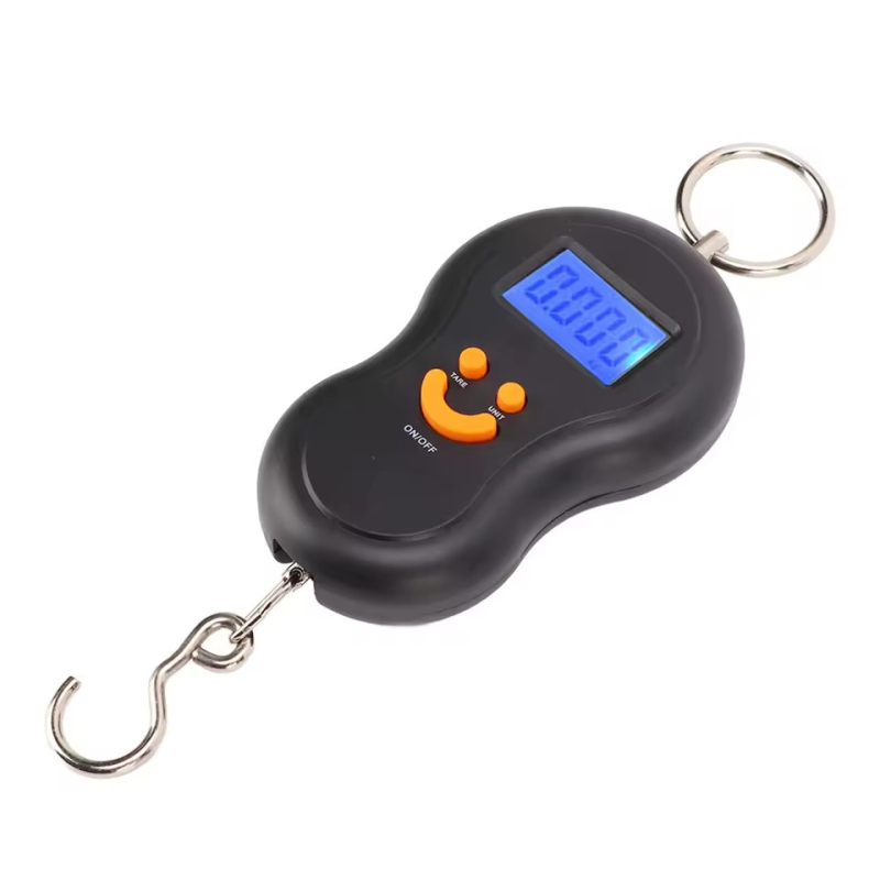 Waga wędkarska elektroniczna bagażowa podróżna + baterie