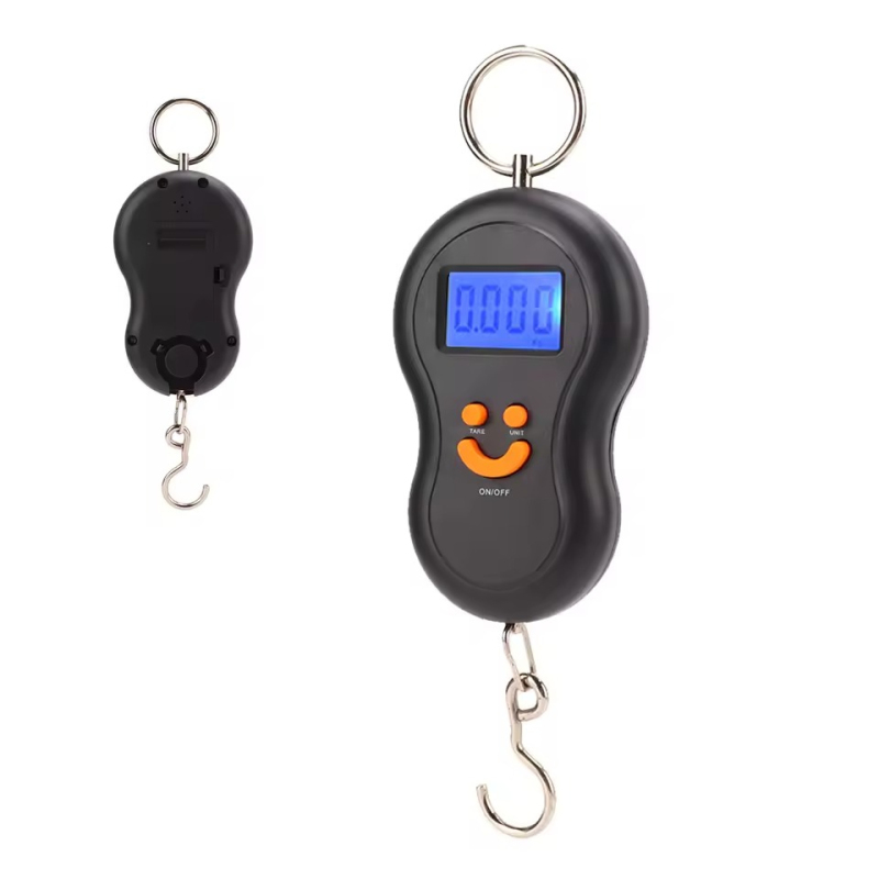 Waga wędkarska elektroniczna bagażowa podróżna + baterie