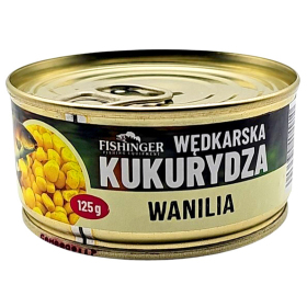 Fishinger Kukurydza wędkarska w puszce 125g wanilia