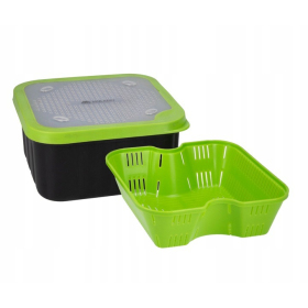 Zestaw pudełko z sitkiem do namaczania pelletu Mikado 1l