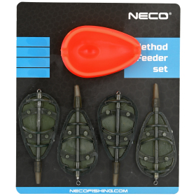 Koszyk podajnik method feeder 40+50+60+70g z foremką silikonową