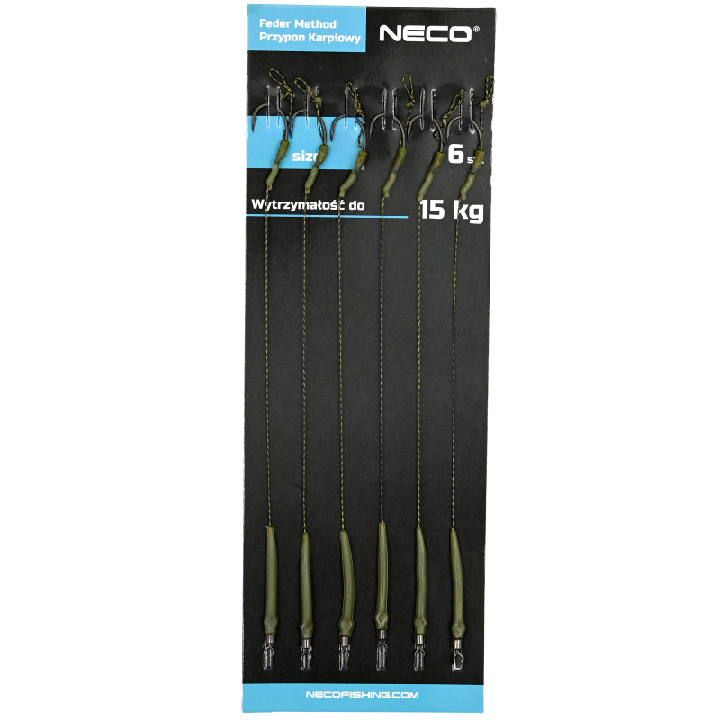 Zestaw przyponów karpiowych Neco rozmiar 2 6 szt.