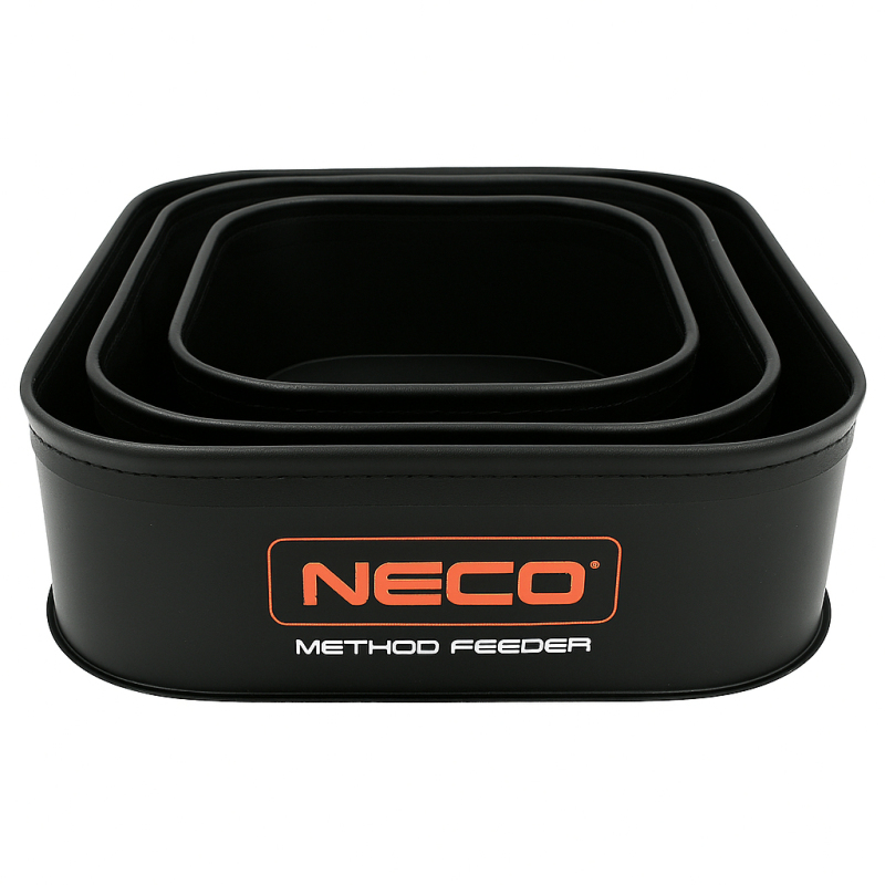 Zestaw 3 wodoodpornych pojemników eva do method feeder