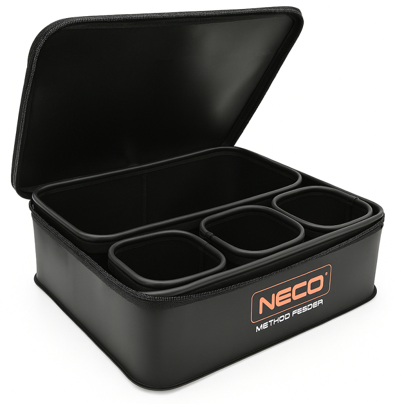 Zestaw 5 wodoodpornych pojemników eva do method feeder