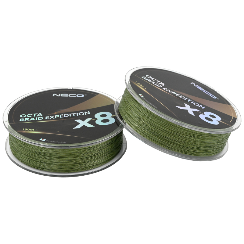 Plecionka Neco Octa Braid Expedition x8 150m 0,16mm - zielona