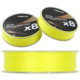 Plecionka Neco Octa Braid Expedition x8 150m 0,06mm - żółta