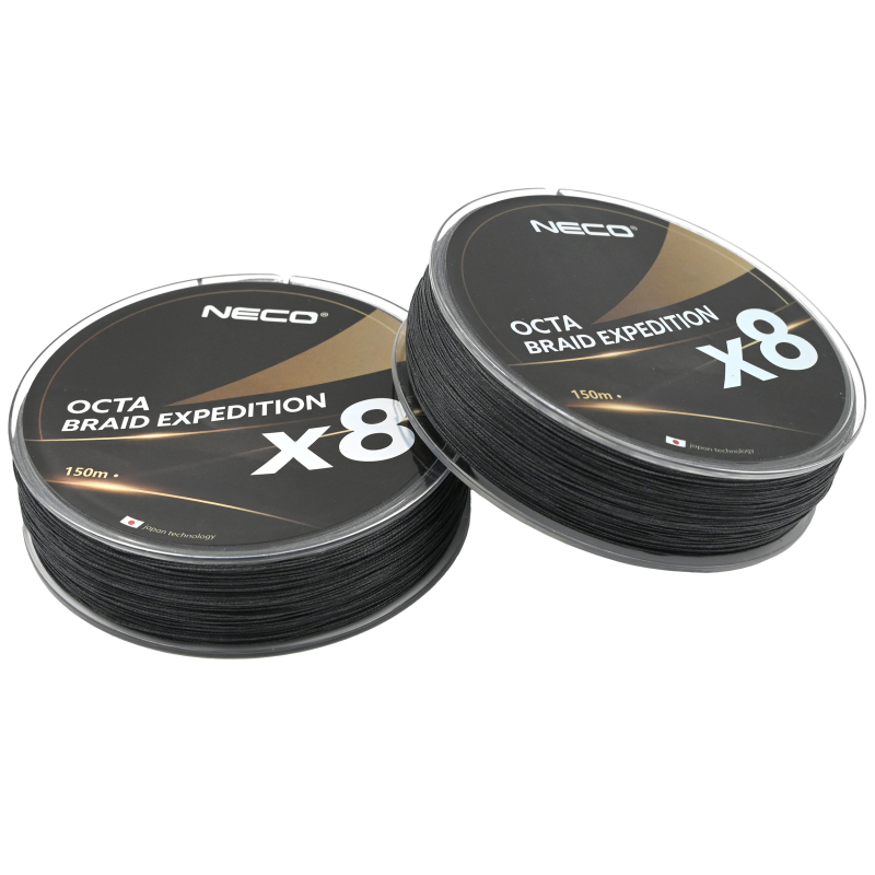 Plecionka Neco Octa Braid Expedition x8 150m 0,40mm - czarna