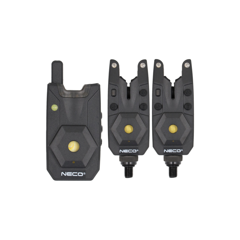 Zestaw sygnalizatorów brań z centralka Neco Base-X 102 2+1