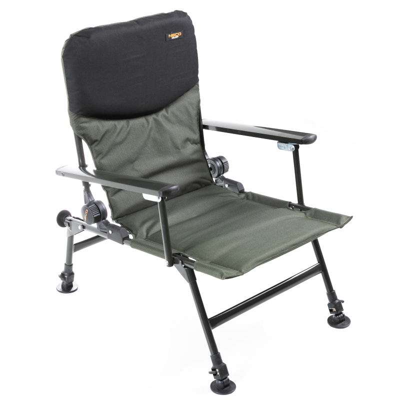 Fotel wędkarski karpiowy Neco regulowany