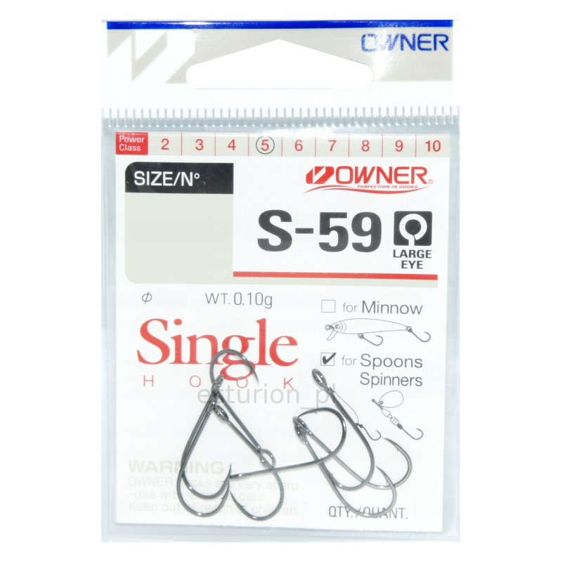 Haczyki Owner 51580 S-59 nr 2