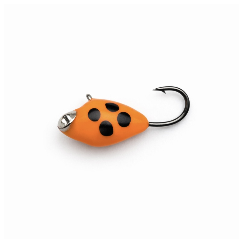 Mormyszka wolframowa Zebra z cyrkonią pomarańczowa 1 szt.