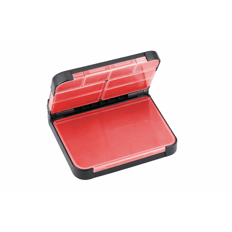Pudełko Wędkarskie Dwustronne 8+1 przegródek 13,2×9,7×4,4cm