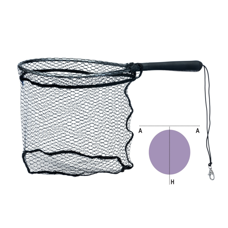 Podbierak Jaxon Soft Mesh 40cm gumowany