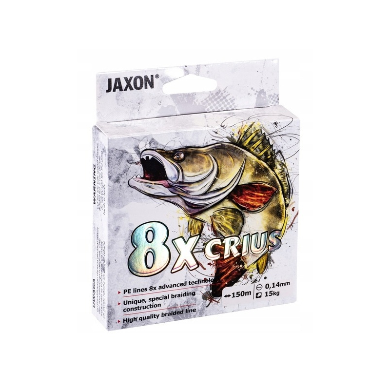 Plecionka Jaxon Crius 8X Grey 150m 0,14mm